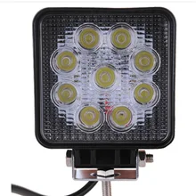 Автомобиль Грузовик 9-шарик 27 Вт Рабочее освещение Светодиодный прожектор внедорожных транспортных средств потолочный светильник вилочный погрузчик экскаватор светильники Малая бытовая техника для объектива