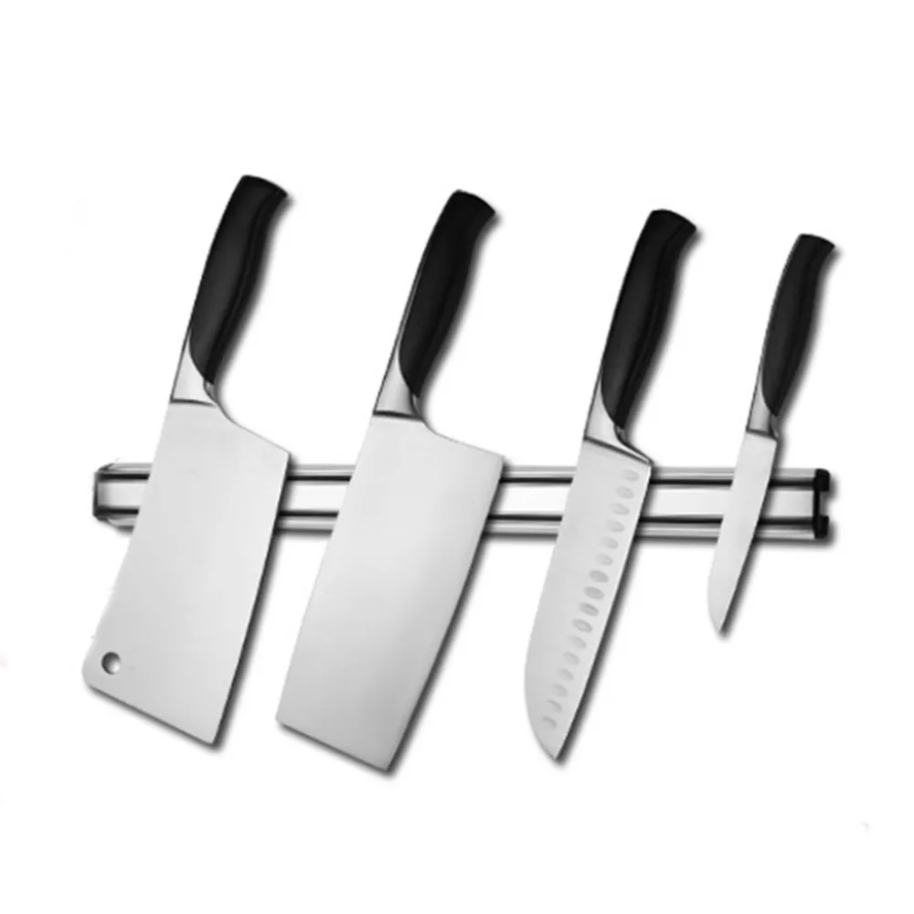 Wall Mounted Magnetic Knife Storage Holder Super Strong Suction Magnet Strip Organizer Bar Kitchen Tools | Дом и сад