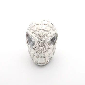 

4 colors 1 Pair Singreal Antique white Gold-Color Spiderman Brass Charm Beads Fit for DIY Making jewelry accessories