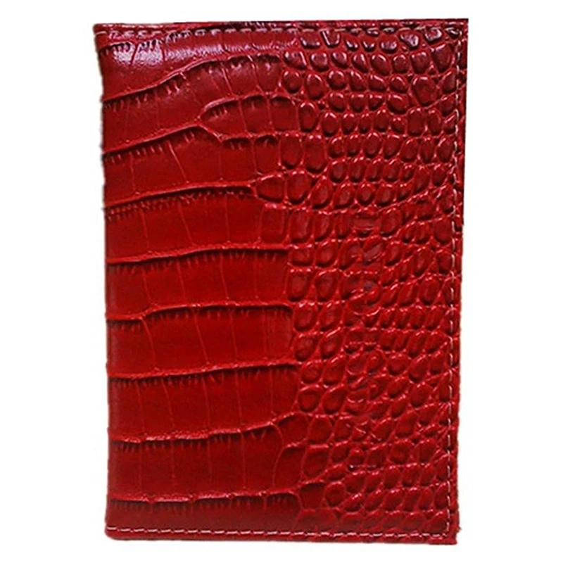 

PU Leather Protective Cover Travel Case Protective Case passport holder, Wine red