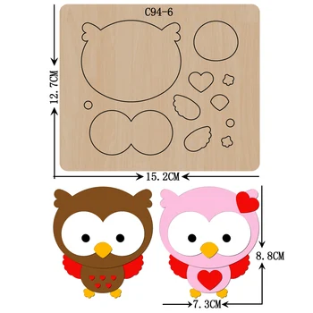 

New Love, heart, gloves Wooden die Scrapbooking C-94-6 Cutting Dies
