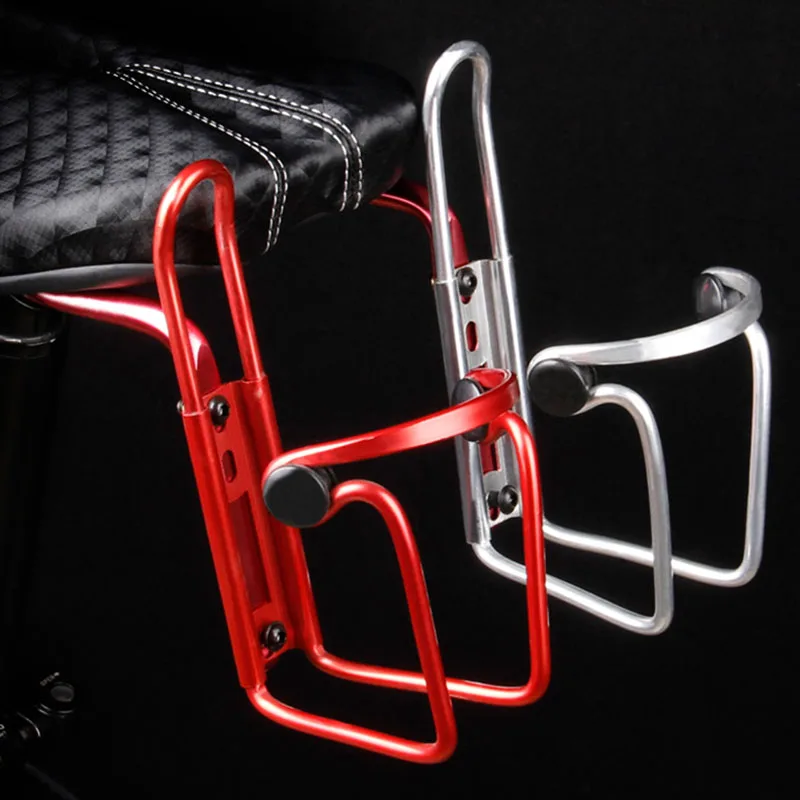 Bicycle Water Bottle Cage Double Bottle Cage Converter Aluminum Double Bike Seat Bottle Holder Adapter