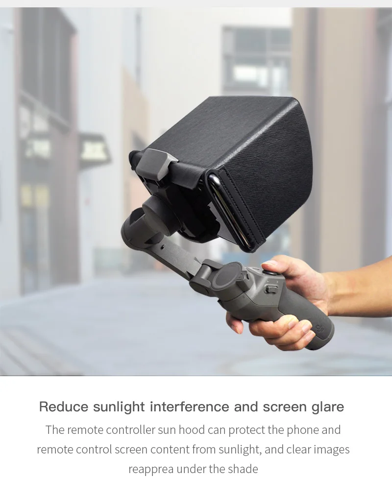 STARTRC DJI Osmo мобильный 3 портативный PTZ Мобильный телефон 5,5 дюймов дисплей бленда Зонт для Osmo мобильный 3 Аксессуары