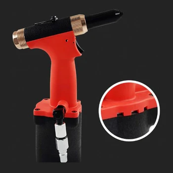 

LAMEZIA Pneumatic Rivet Gun Pull-off Rivet Gun Non-clamping Air Riveter Suitable For Decorating