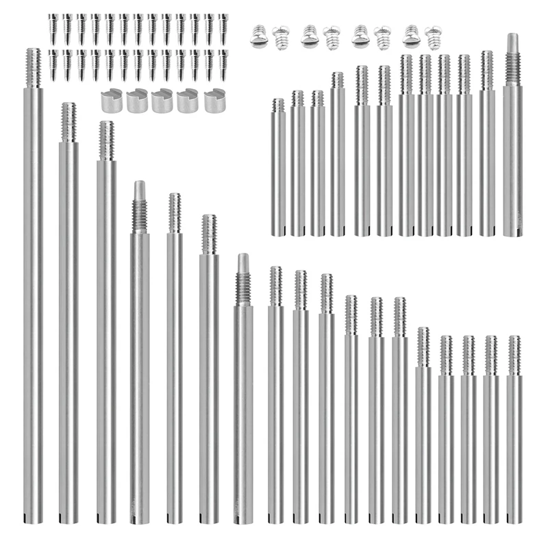 69Pcs/Set Bassoon Repair Tool Parts Screws + Bassoon Key Shaft Kit DIY