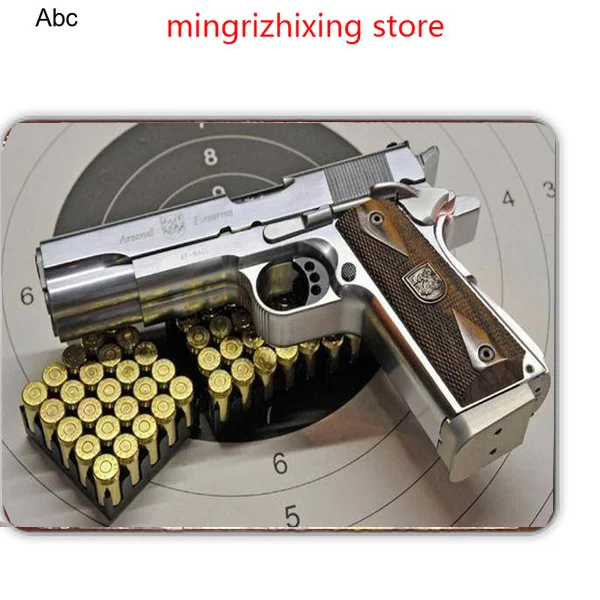 Super Cool 0.357 Caliber Desert Eagle Pistol Wall Tin Sign (20cm X 30cm) | Дом и сад