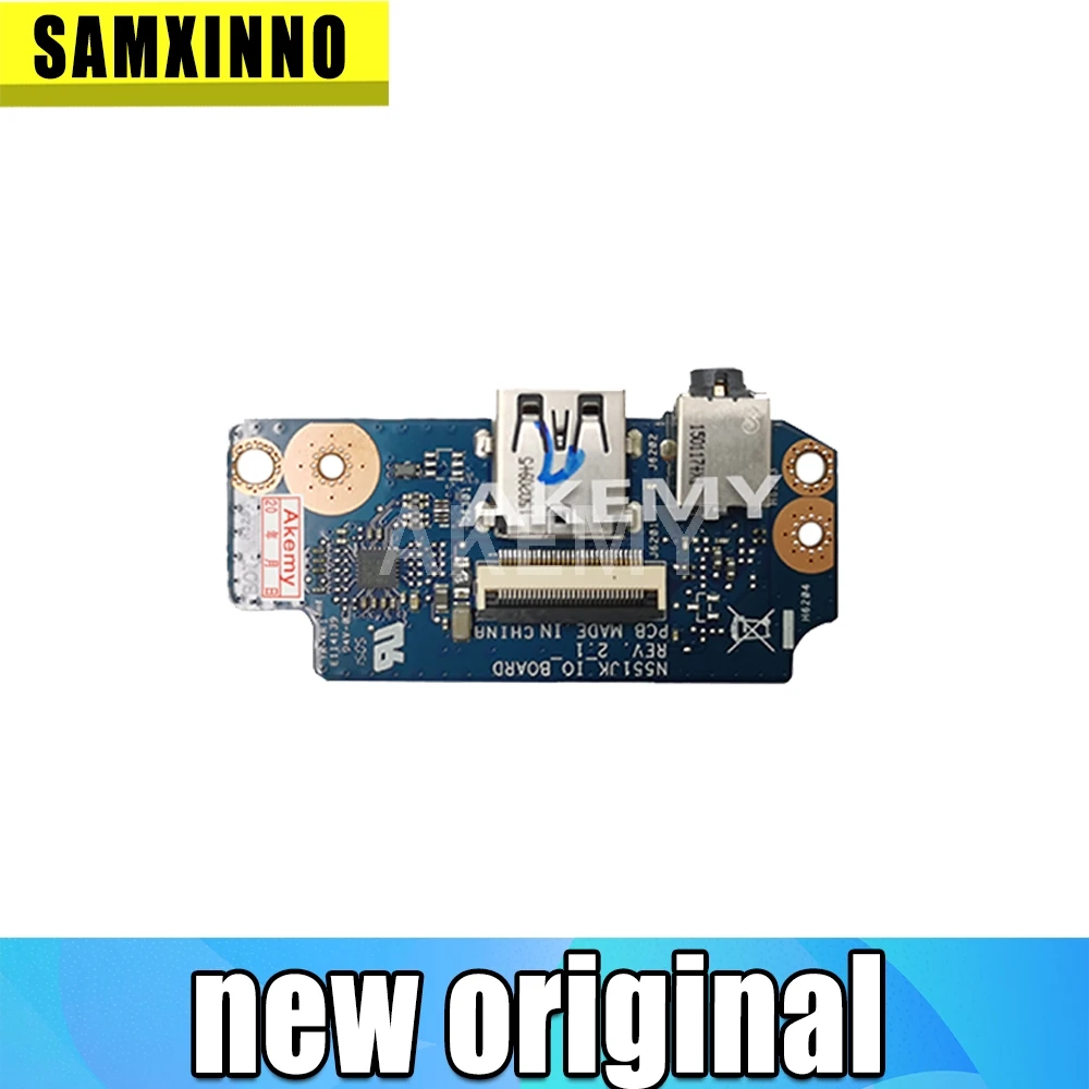 N551JK_IO _ плата аудио IO для For Asus N551J N551JK N551JM N551JQ N551JX G551J G551JK материнская ноутбука |