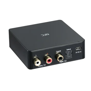 

4.0 Audio Receiver Wireless Automatic Back Connection Music Receiver for Sound System Supports NFC DAC APTX RCA