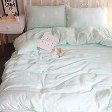 Детские Постельное белье детская колыбель 3 шт./компл. хлопок постельное белье, простыня, пододеяльник, для детей ясельного возраста Наволочка Мультфильм печати постельное белье BXX037