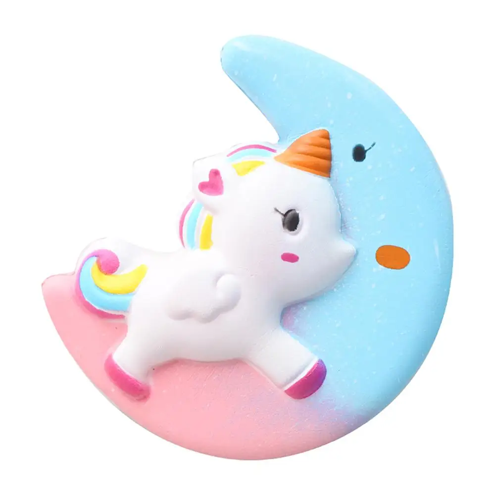 Cute Unicorn Squishy Horse Squeeze Toys Cartoon Doll Squishy Soft Slow Rising Stress Relief Fun Gift Toys for Kids