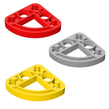 

20pcs/50pcs Technic Parts Halfbeam Curve 3x3 Thin Liftarm L-Shape MOC Bulk Bricks DIY Educational Creative Gift Children Toys