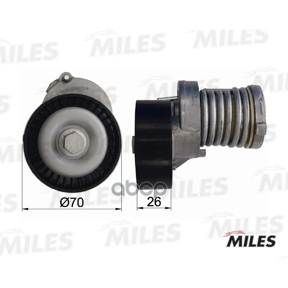 Натяжитель Ремня Приводного Audi A2/Golf 4/Bora 1.4-1.6 Miles Ag00086 Miles арт. AG00086