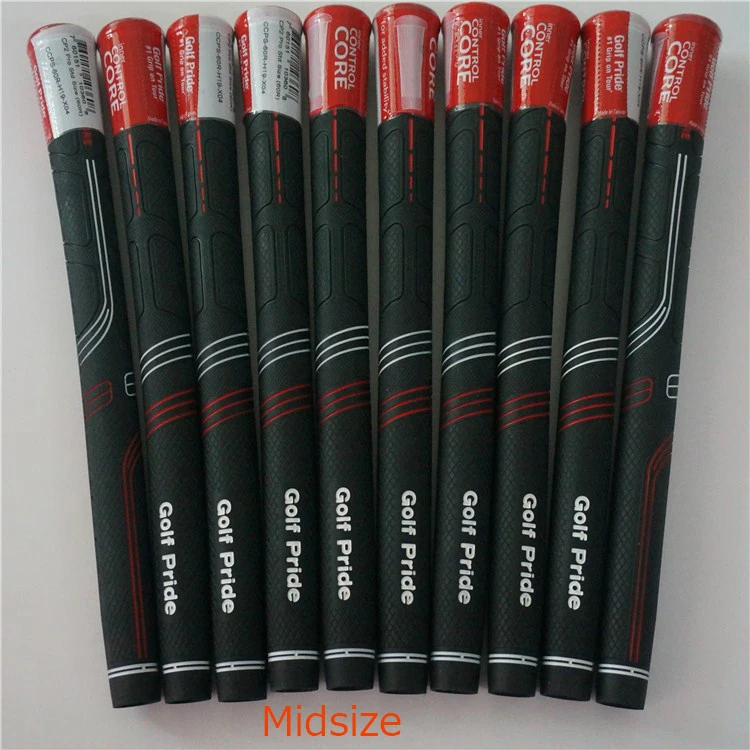 red midsize Новое поступление CP2 PRO/CP2 обёрточная бумага брендовые резиновые ручки для гольфа Стандартный/средний размер Клубные ручки для леса и утюгов красный и синий 13 шт./лот - Цвет: red midsize