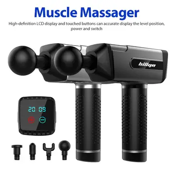 

Powerful Muscle Massage Gun Deep Tissue Massager Therapy Gun Exercising Muscle Pain Relief Body Shaping Fitness Equipment