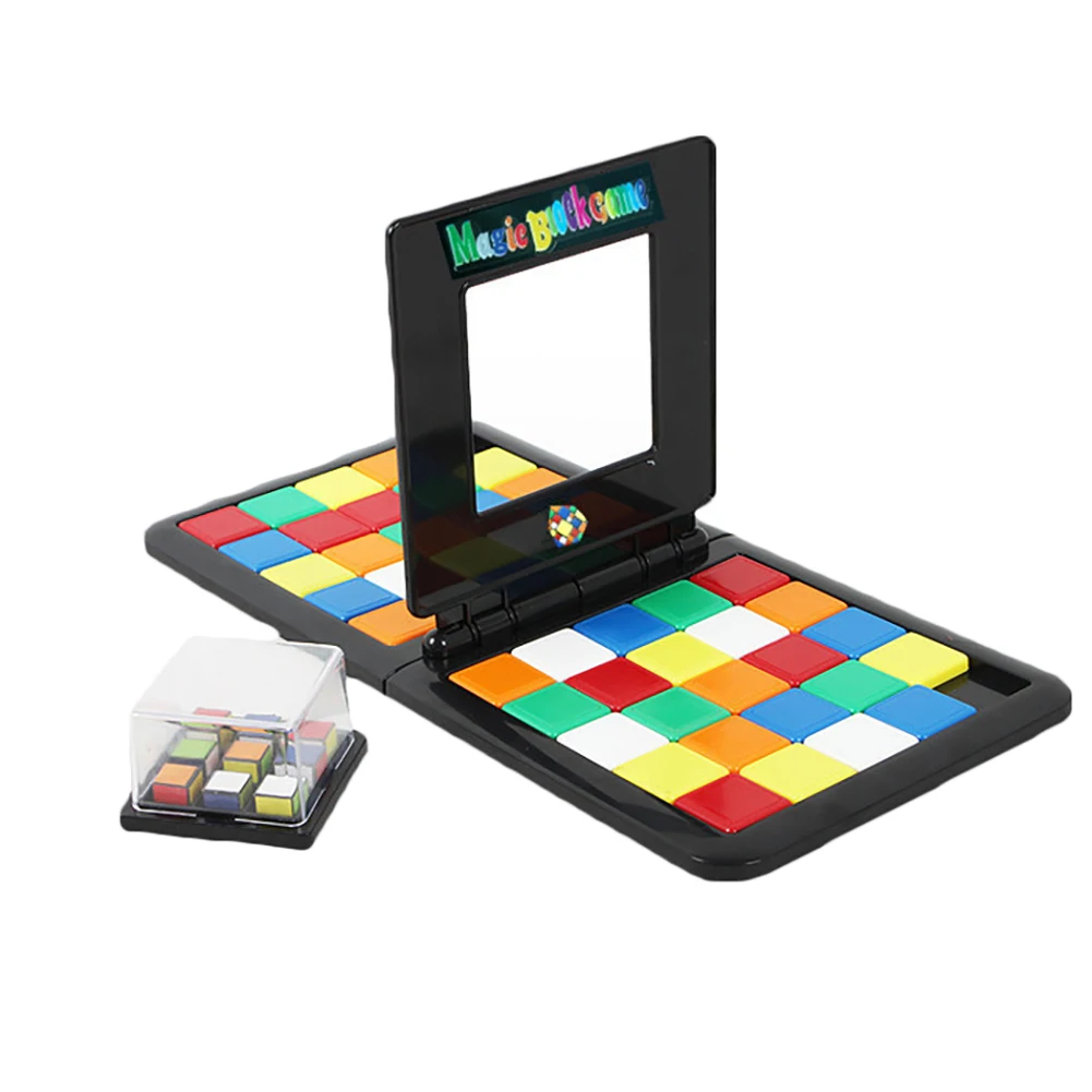 Colorful Kids Children Early Learning Educational Puzzle Blocks Funny Table Game Interactive Desk G
