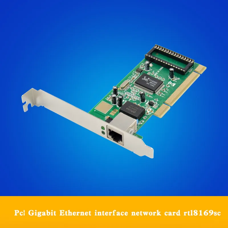 

PCI 10 100 1000m Gigabit Ethernet card PCI desktop gigabit network card rtl8169sc