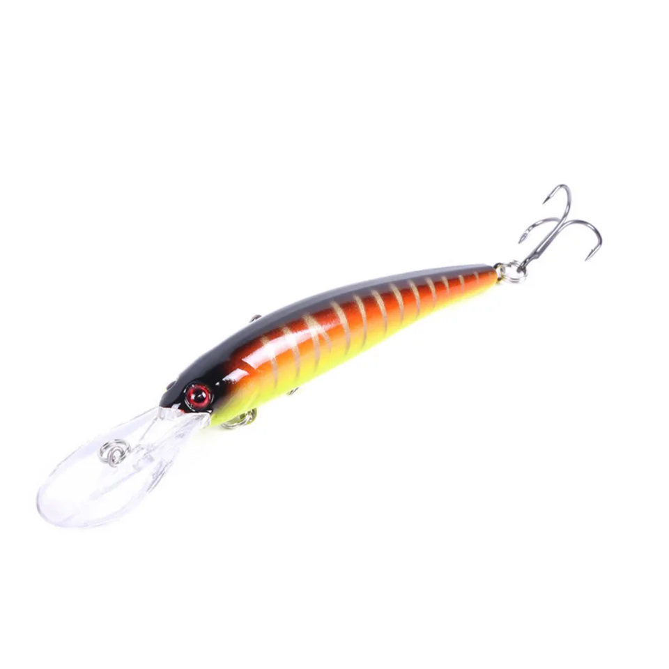 Lot De 4 Leurres Durs Flottants 7.5cm / 9g - Crankbait Perche Truite Brochet - NEUF