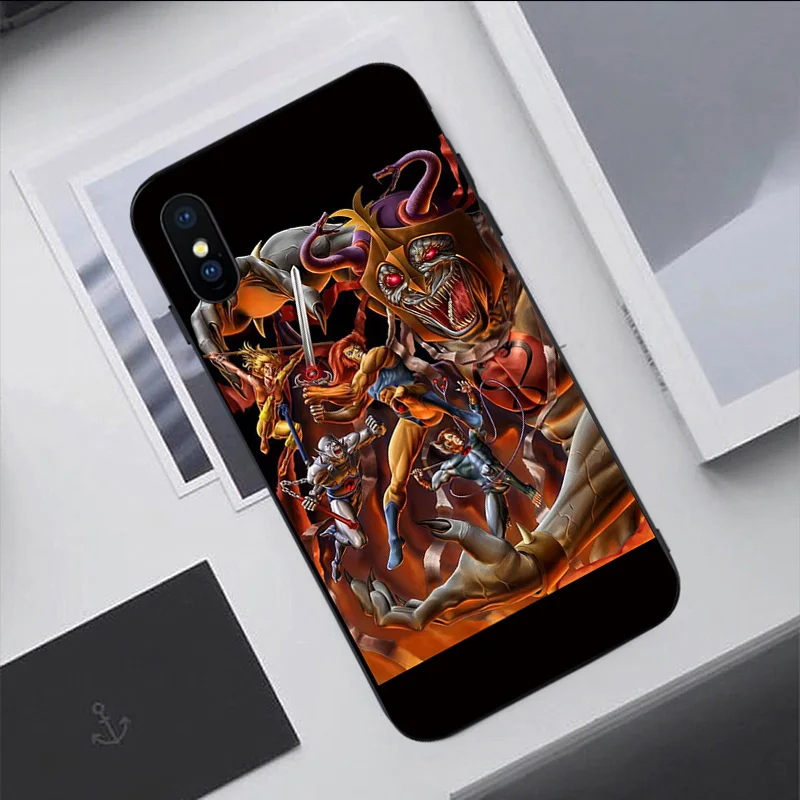 case 7 Чехол для iphone XR X 11 pro xs максимальный Чехол 7 8 6s 6 plus Мягкий чехол 5s se 5 animation Thundercats TPU силиконовый чехол мультяшный чехол - Цвет: case 7
