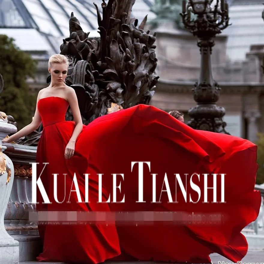 Новые горячие сексуальные вечерние платья без бретелек robe de soiree courte Свадебные Сари vestidos de formatura красные длинные платья подружек невесты