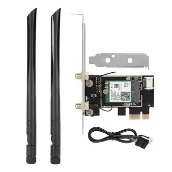 

Dual Antenna Network Card Computer Accessory Wireless WIFI 6th Generation for Inel AX200 Hot