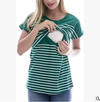 

Women Pregnant Maternity Fashion Loose Nursing Tops Breastfeeding Blouse T-Shirt