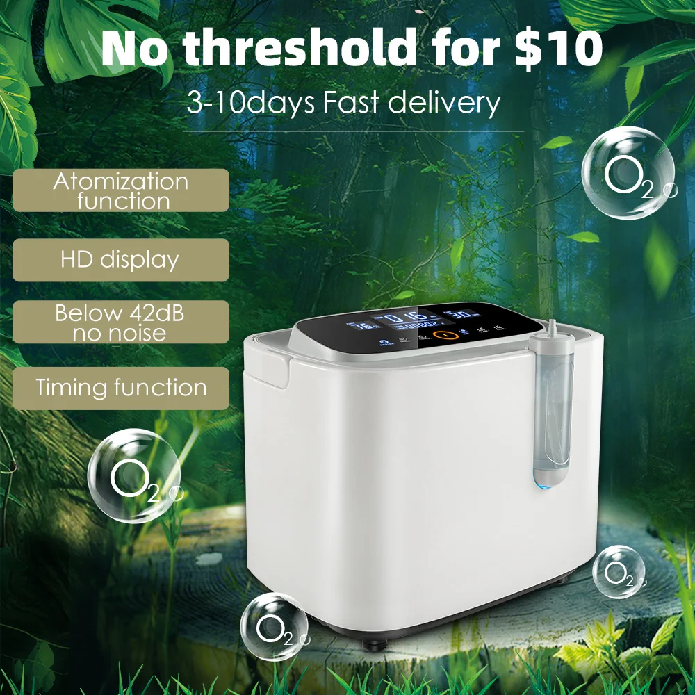 

DEDAKJ 1L-7L Oxygen Concentrator Generator Oxygene Making Machine Care Oxygen Generating Machine Display Portable Air Purifier