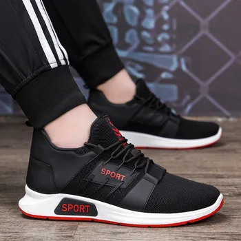 

2019 Ventilation Screen Cloth Sneakers Male Shoe Shock Absorption Run Shoe Casual Shoes Man Shoes