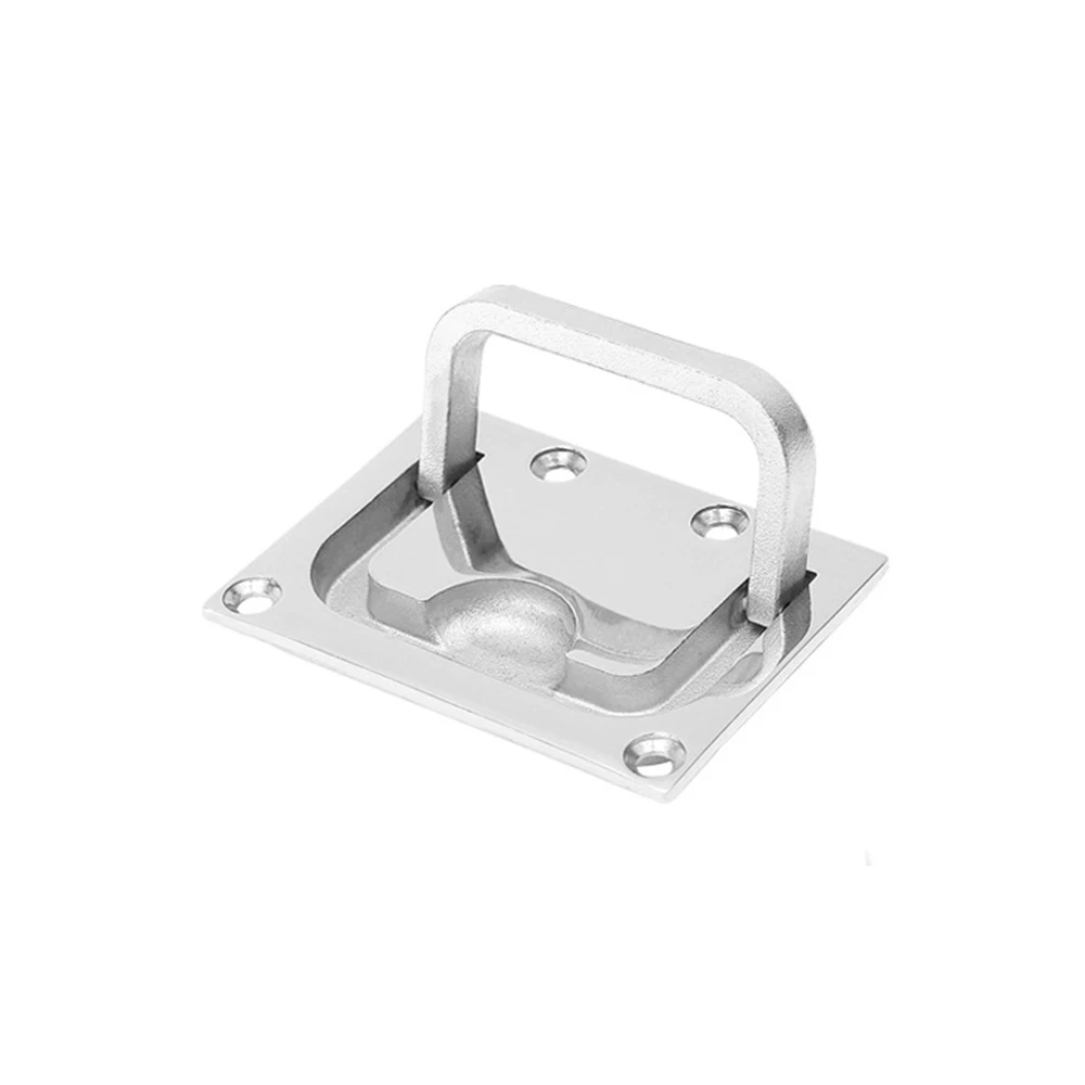 Hatch Pull Deck Cover Handle Corrosion Resistant Lifting Stainless Steel Boat Hardware Accessories Locker Ring Floor Buckle