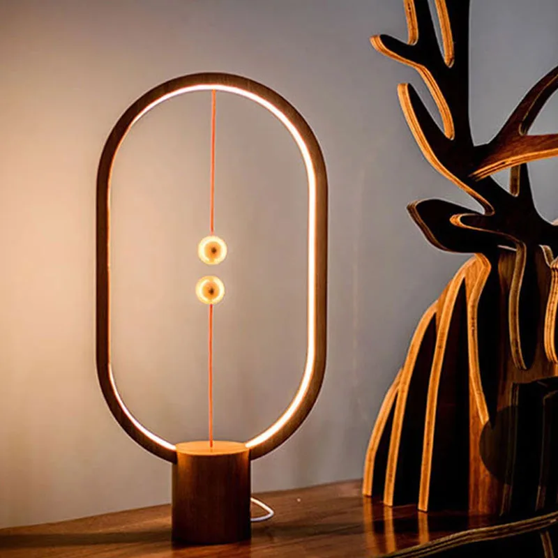 Tanio Kreatywny stół LED Mini Balance oświetlenie nocne lampka nocna