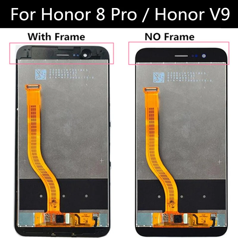 С рамкой для Huawei Honor 8 Pro / V9 ЖК дисплей + сенсорный экран дигитайзер в сборе V 9