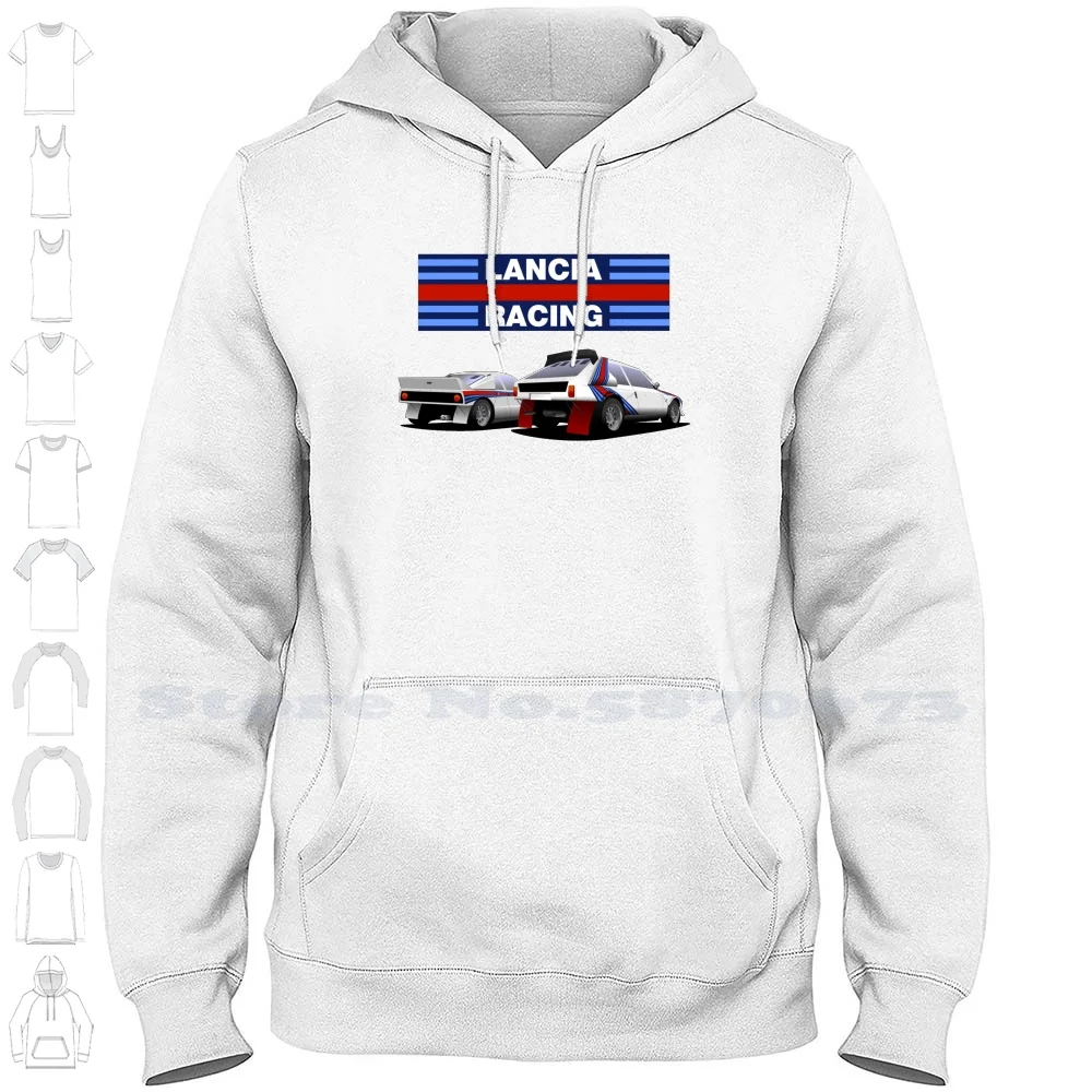 Lancia Rally-Group B Felpa Con Cappuccio Manica Lunga Lancia Rally 037 Delta 2Wd Martini Racing Auriol Biasion Alen Bettega