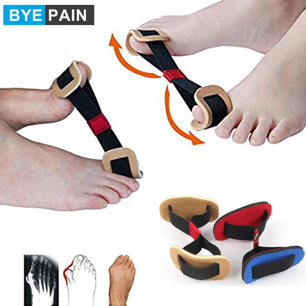 1Pcs Bunion Straightener Stretchy Belt Big Toe Strap Toe Stretcher Alignment Hallux Valgus Corrector Toe Separator Foot Care wide dress belt elastic belt corset shape girdle dress decorative belt stretchy dropship