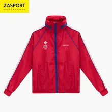 Ветровка мужская Team Russia OMA218-037/003-RED красная, для высоких, на рост 194-200 см