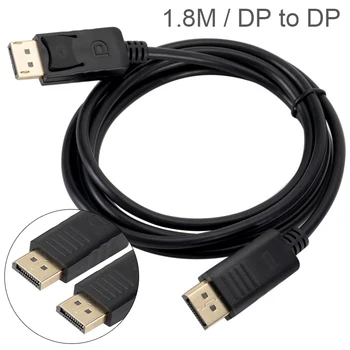 

1.8M DisplayPort Cable DP to DP Male TO Male Cable Lead Display Port for Computer Desktop to TV PC