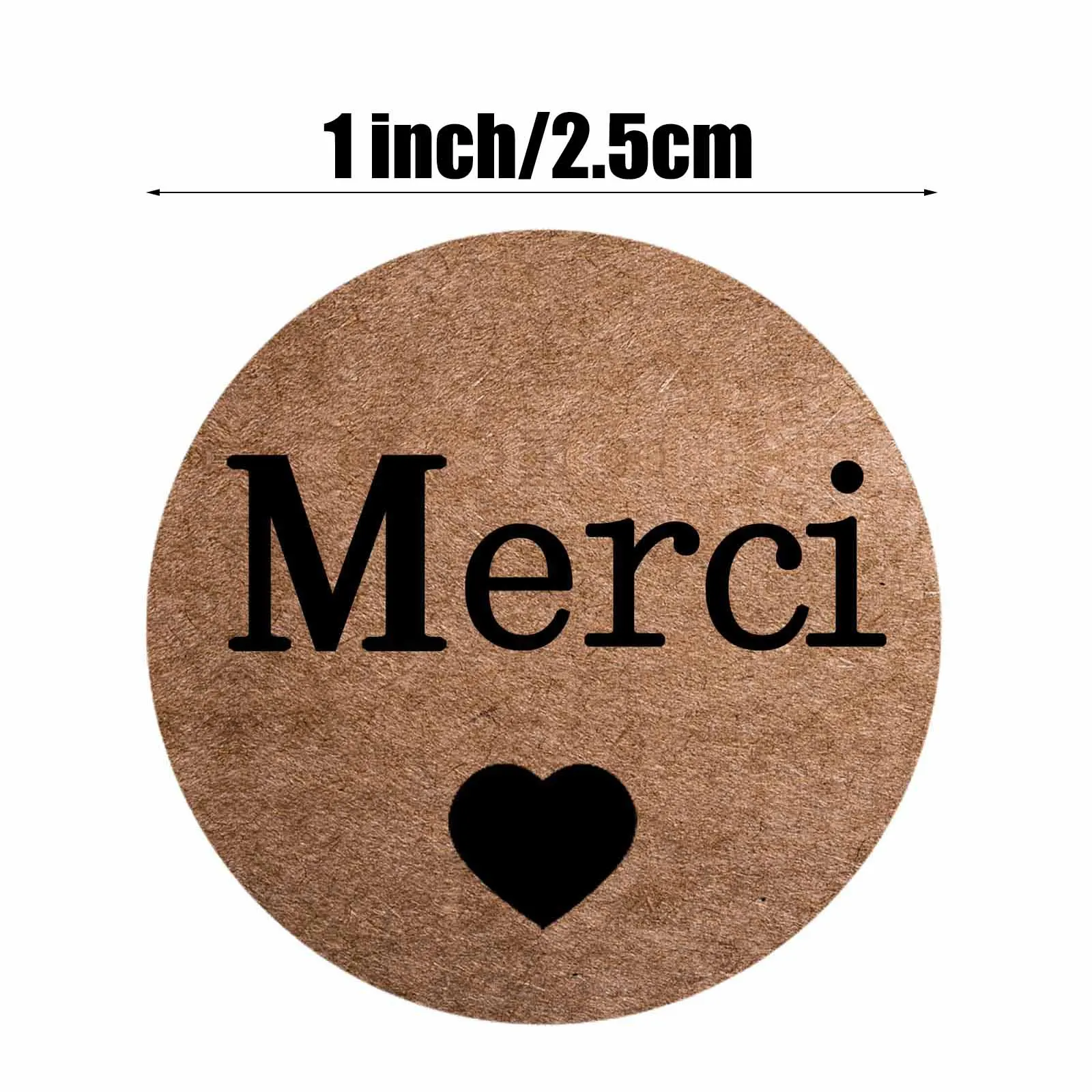 500 шт/рулон Франция "Merci" наклейка для конверта посылка украшение для ноутбука этикетки наклейка «спасибо» Детская игрушка, подарок, наклейка
