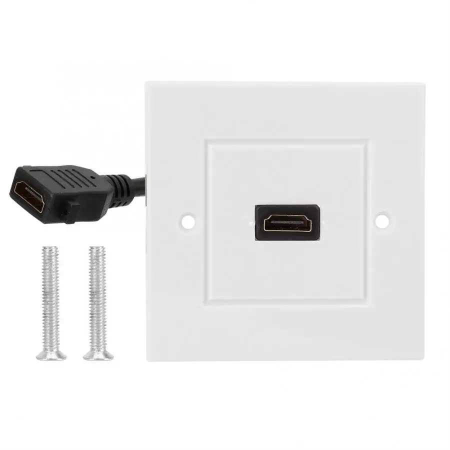 HDMI полосковый волновод одиночный порт Панель розетка для дома офиса компании украшение электрическая плата стандарт США