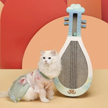 

Cat ear friendly music Pipa cat scratch board mute voice double-mode corrugated paper cat toy cat supplies cat climbing frame do