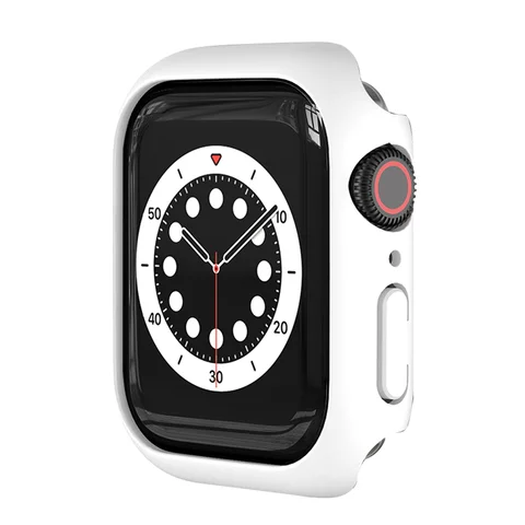 For Apple Watch Case 6 se 5 4 3 44mm 40mm 42mm 38mm Accessories PC Screen Protector bumper iWatch series 7 41mm 45mm Case