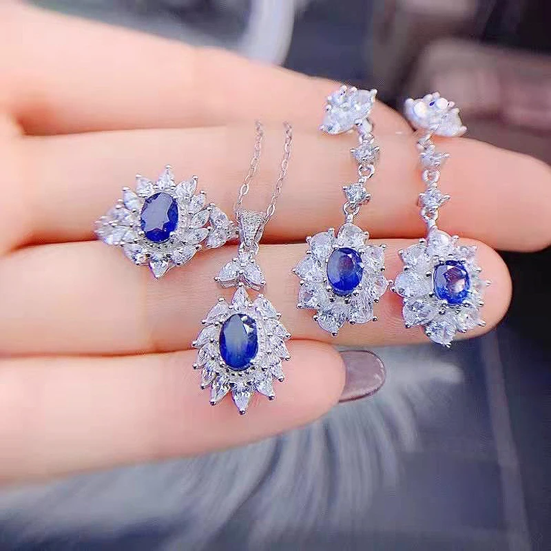 Top Sapphire Jewellery Sets - AC Silver