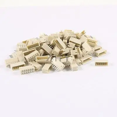 100 шт 6 Pin 2 54 мм гнездо коробка прямой коннектор бежевый | Обустройство дома