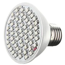 E27 60LED 4W красный синий растительный светильник для выращивания растений комнатный сад гидропонная лампа