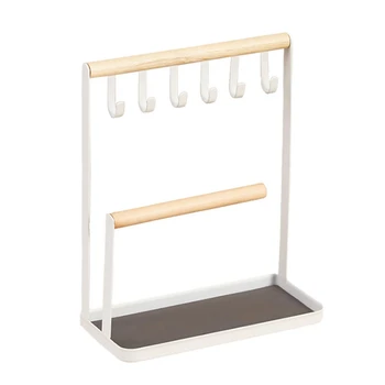 

A01-Iron Jewelry Rack Earrings Necklace Watch Rack Key Storage Rack Shelf Jewelry Rack Display Rack Home Decorations