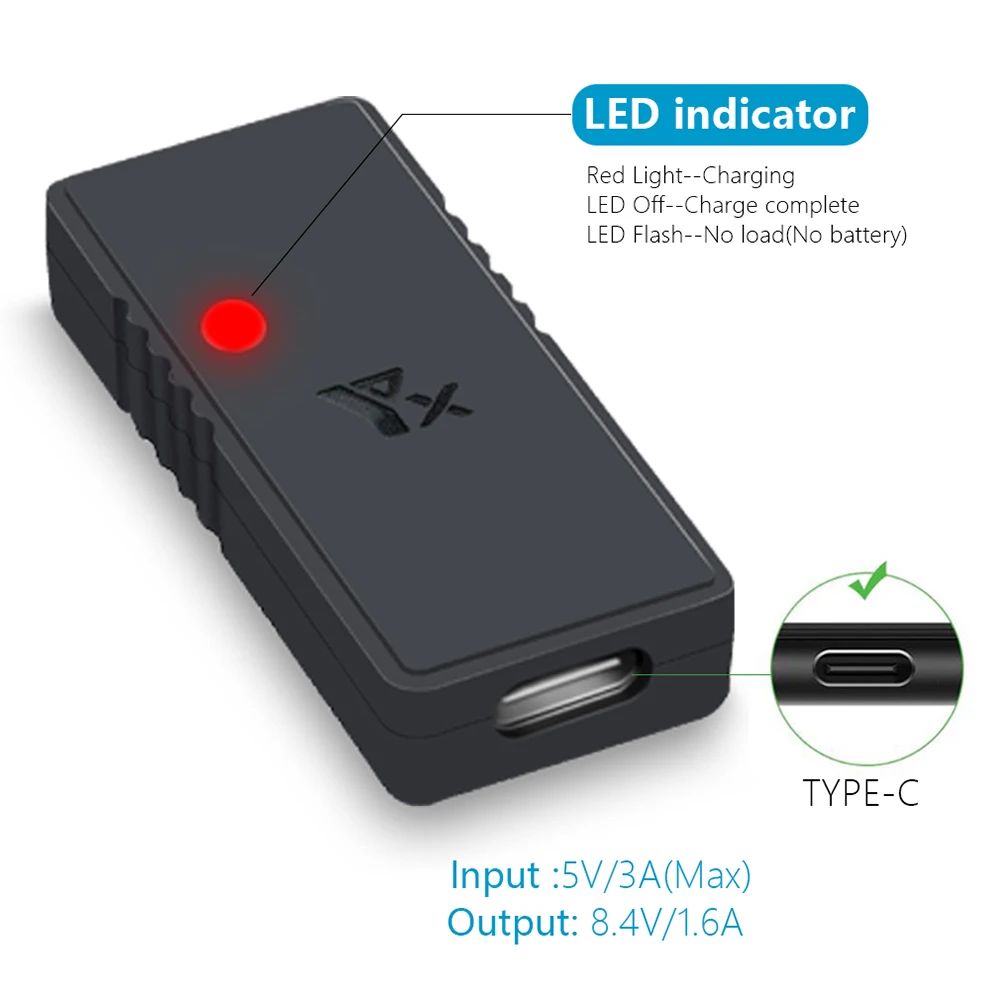 Портативное зарядное устройство для DJI Mavic Mini USB со светодиодным индикатором мини