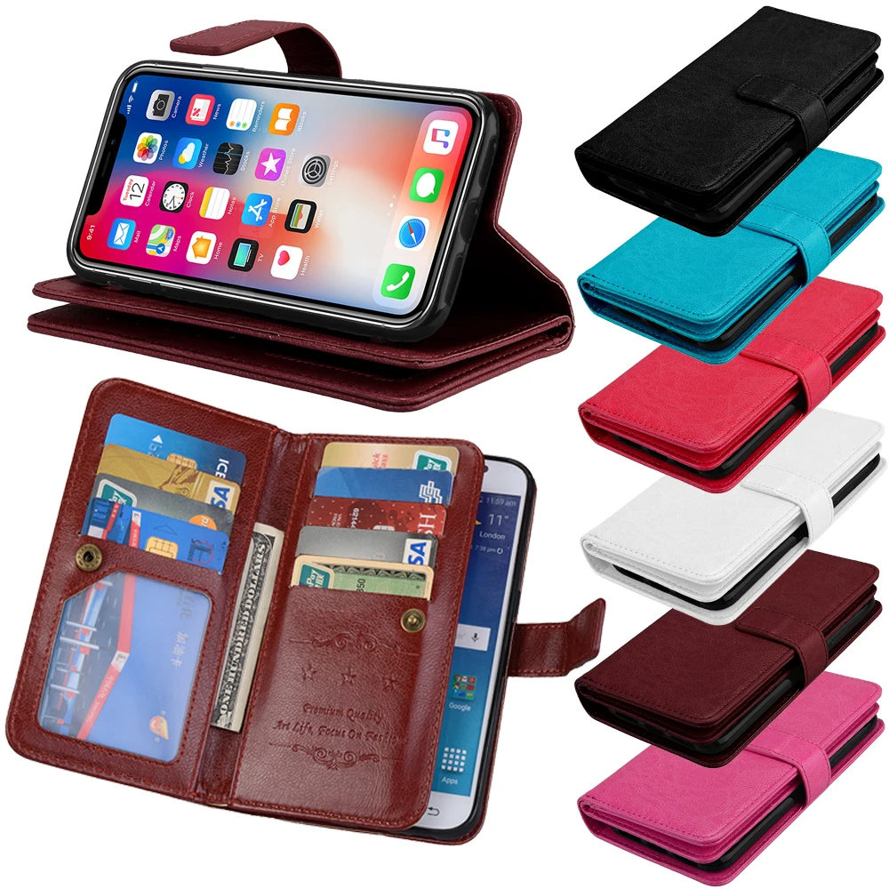 

For Samsung Galaxy Note 3 Case Leather Wallet Phone Case for Samsung Galaxy Note III Note3 N9000 Flip Case Stand Card Holder