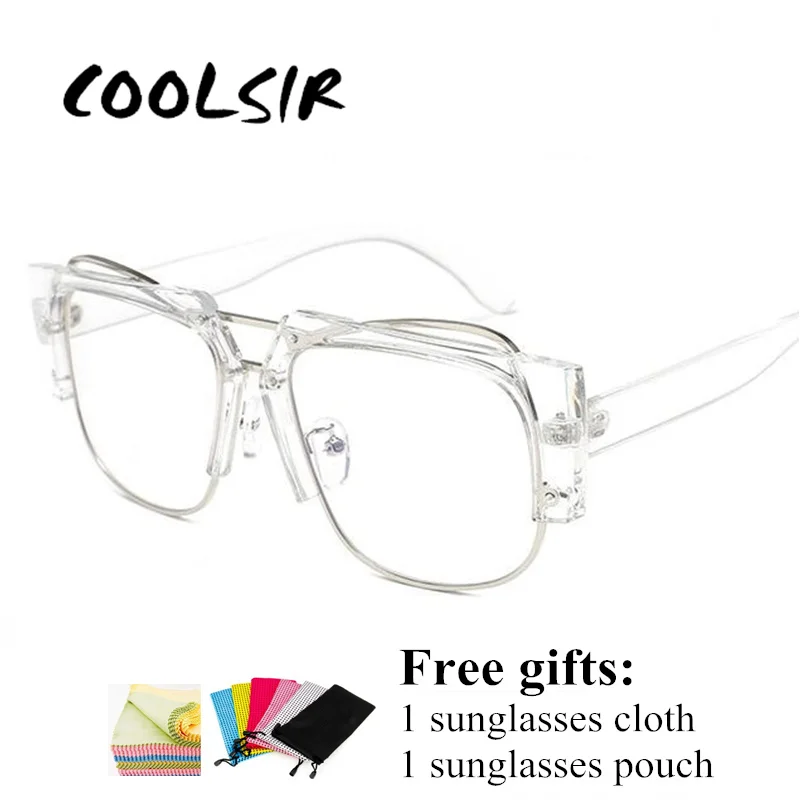 

Fashion Men Women Polygonal Irregular Glasses Transparent No Degree Clear Lens Sunglasses Armacao De Oculos De Grau Para Mulher