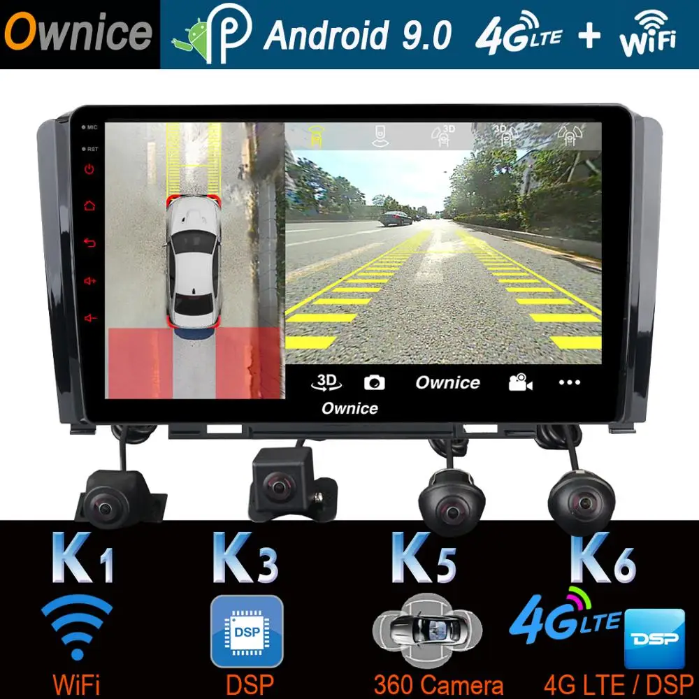 360°Panoramic 4G LTE Android 9.0 4+64G Car Multimedia Player CarPlay DSP SPDIF GPS Radio for Great Wall Hover Haval H6 2009-2017 |