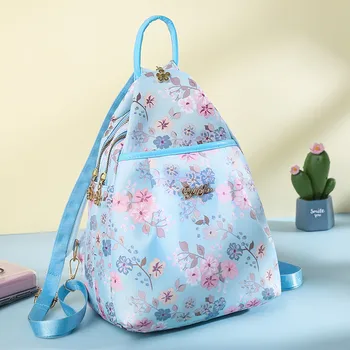 

Waterproof Floral Women Backpack Durable Flower Printed Chest Bags Multifunction Ladies Back Pack Female Travel Shoulder Bagpack
