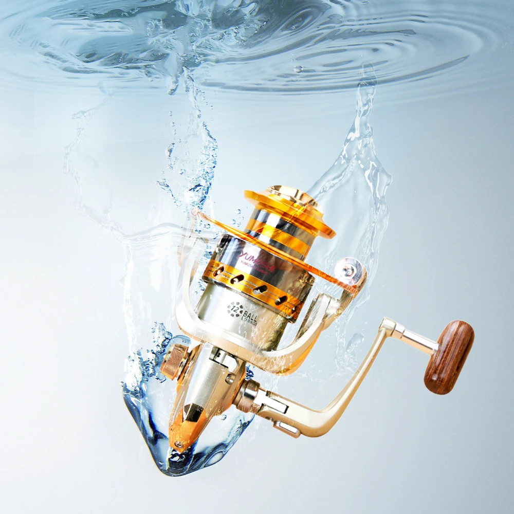 New Fishing Reel 500-9000 Series 5.5:1 Baitcasting Reel Freshwater Saltwater Fishing Portable Spinning Reel 12BB Wheel New Fishing Reel 500-9000 Series 5.5:1 Baitcasting Reel Freshwater Saltwater Fishing Portable Spinning Reel 12BB Wheel