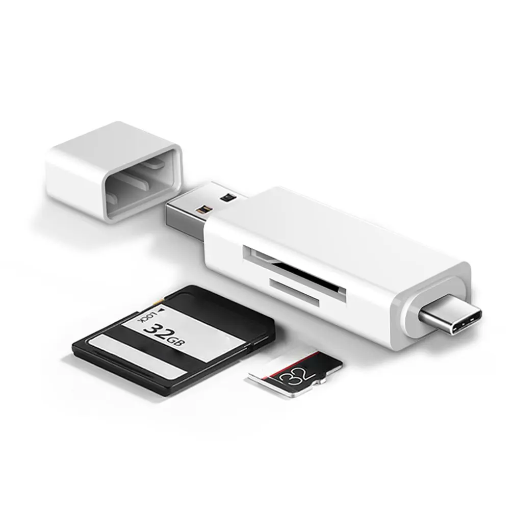 Кард-ридер USB 3,0 OTG Micro usb type C кард-ридер Lector S-D кард-ридер для Micro TF usb type-C кард-ридер