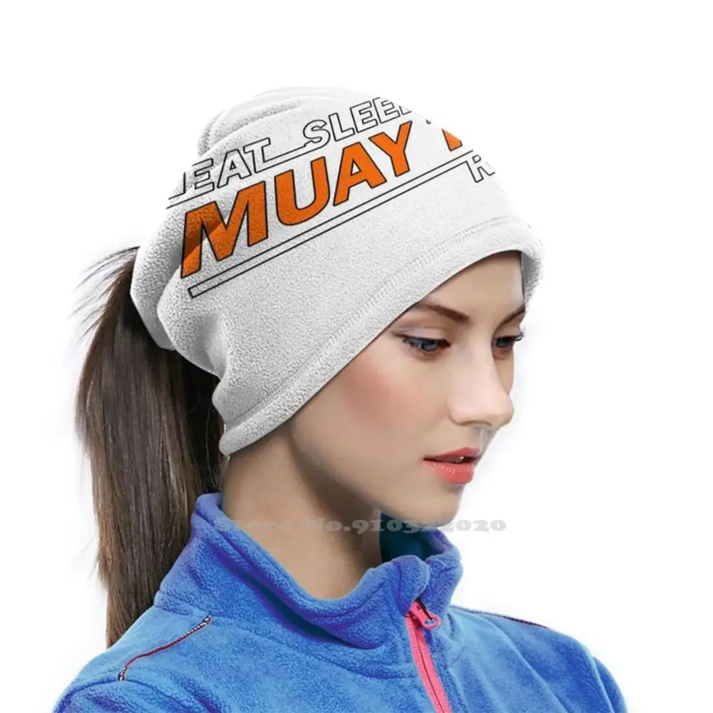 Eat Sleep Muay Thai Repeat T Shirt Cycling Fishing Cycle Scarf Muffler Eat Sleep Muay Thai Repeat Eat Sleep Repeat Sports Muay head scarf men